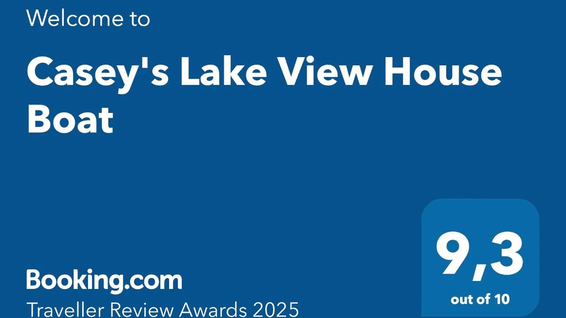 Casey'S Lake View House Boat Amsterdam Bed & Breakfast